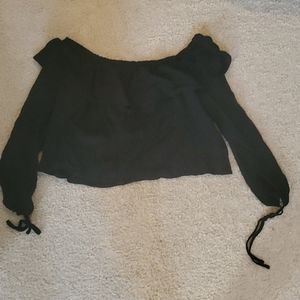 Black off the shoulder